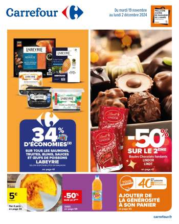 Catalogue Carrefour Hypermarchés - 19/11/2024 - 02/12/2024.