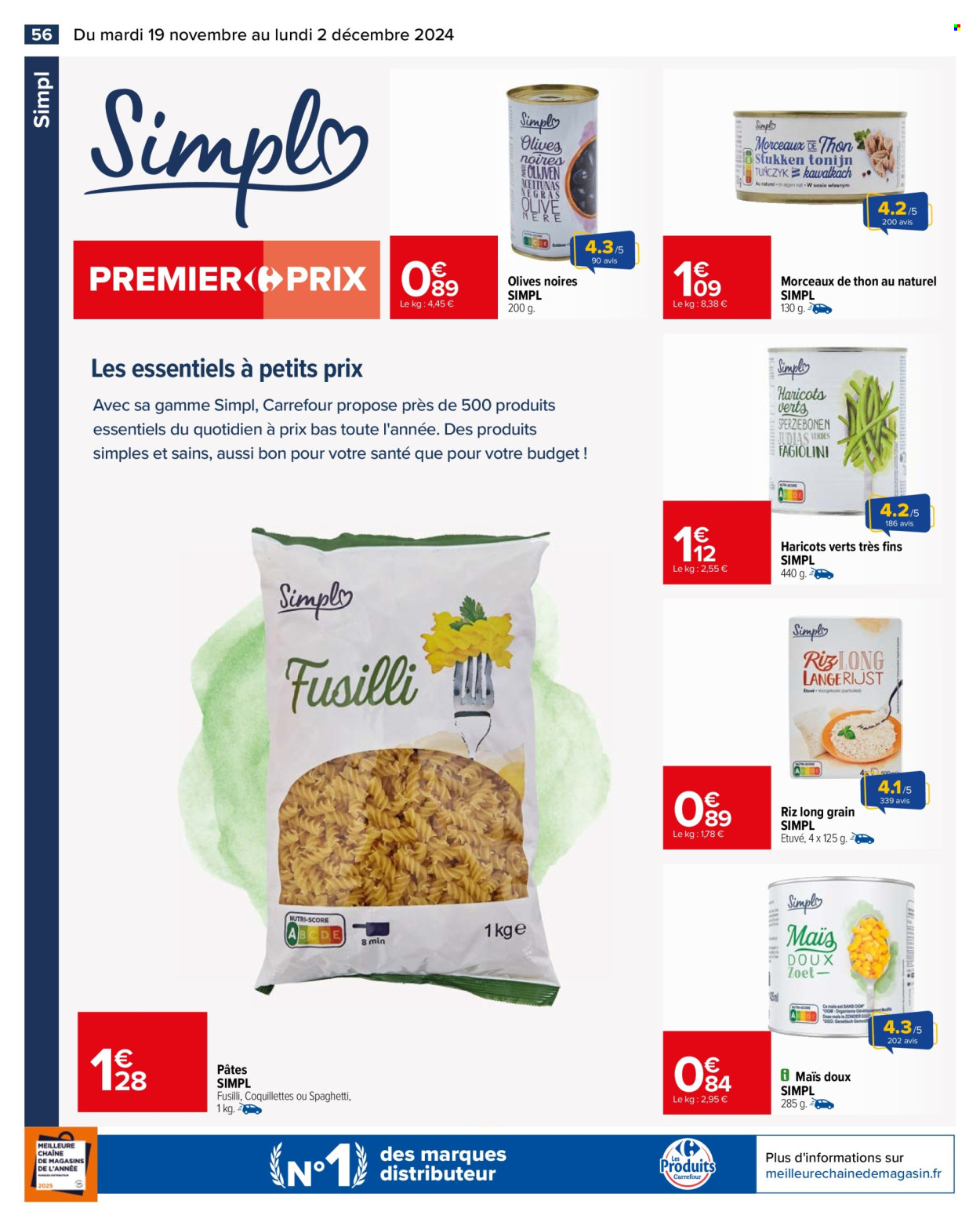 Catalogue Carrefour Hypermarchés - 19/11/2024 - 02/12/2024. Page 60