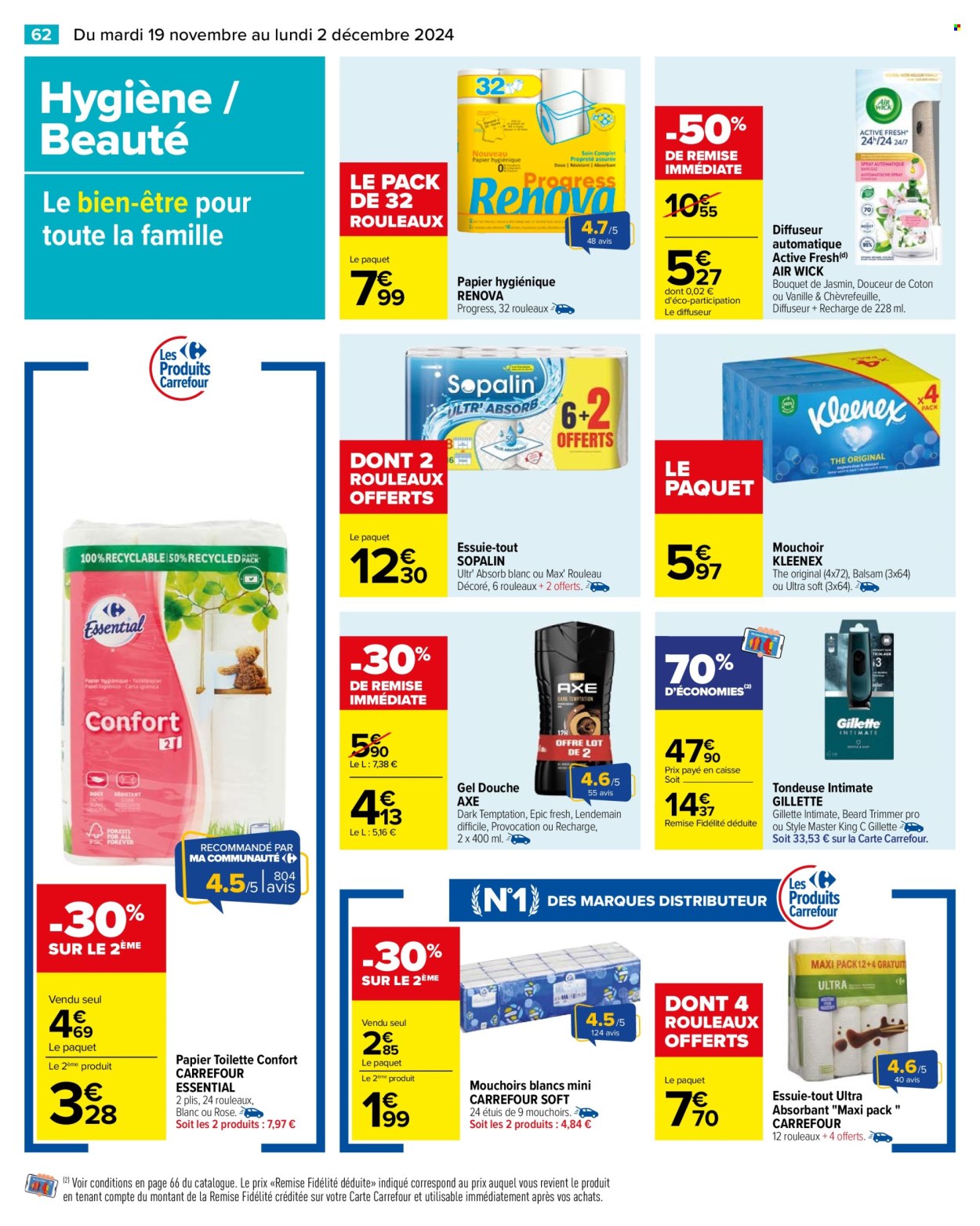 Catalogue Carrefour Hypermarchés - 19/11/2024 - 02/12/2024. Page 66