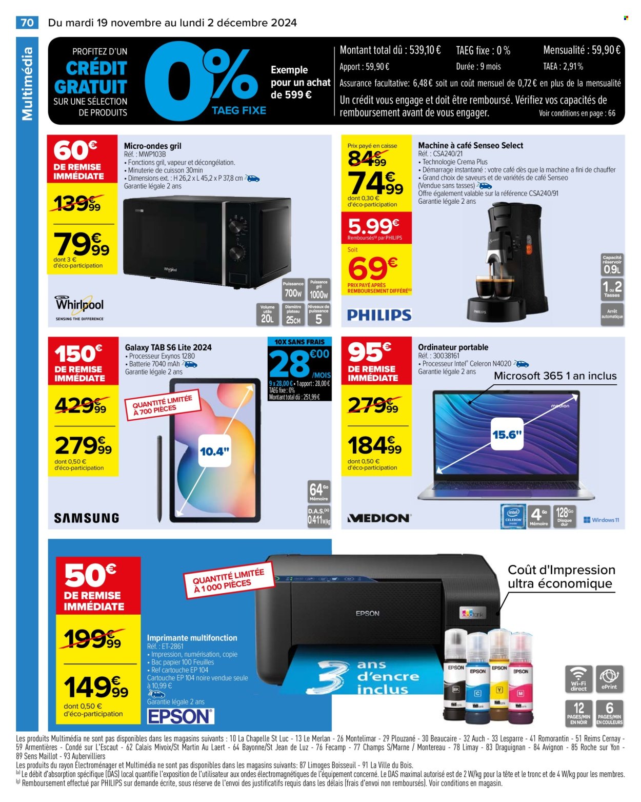 Catalogue Carrefour Hypermarchés - 19/11/2024 - 02/12/2024. Page 74