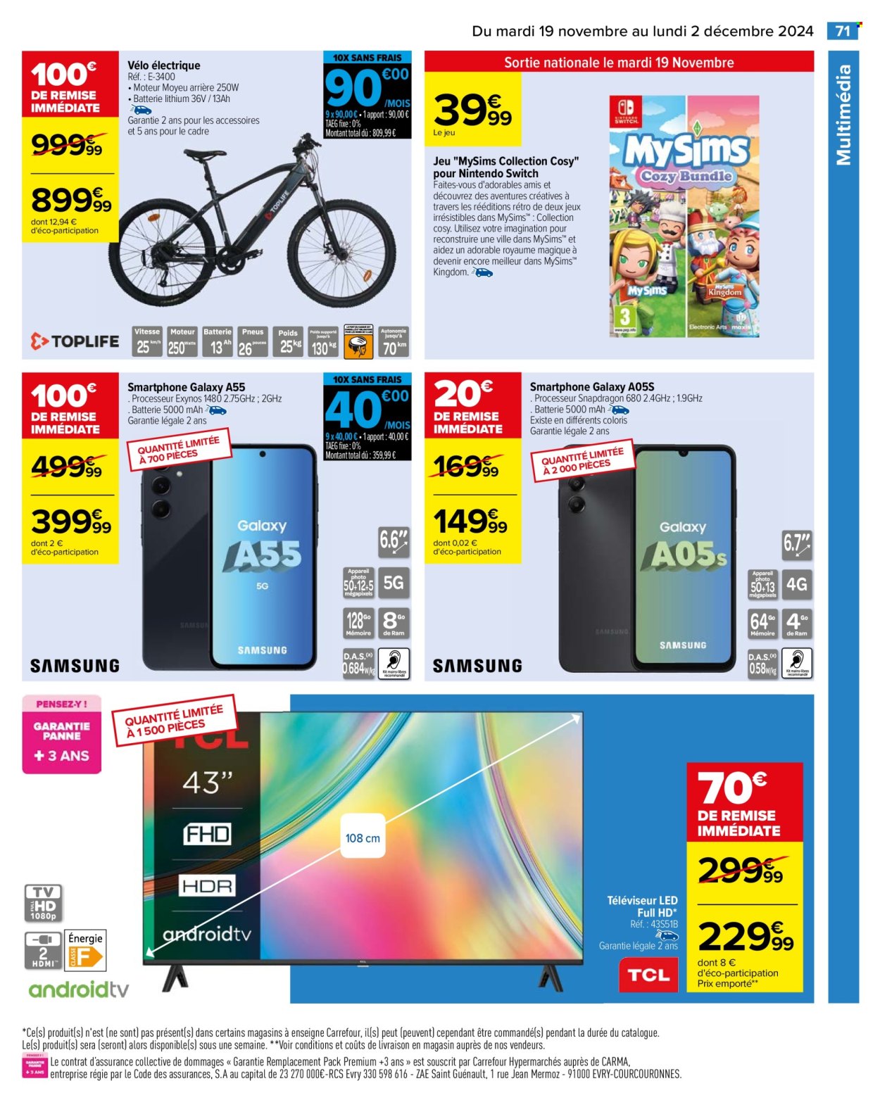 Catalogue Carrefour Hypermarchés - 19/11/2024 - 02/12/2024. Page 75