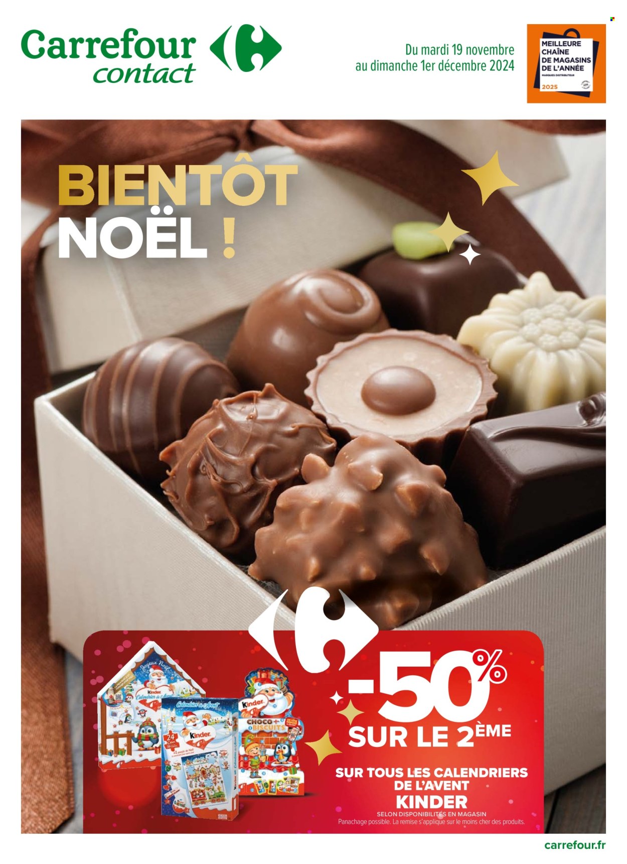 Catalogue Carrefour Contact - 19/11/2024 - 01/12/2024. Page 1