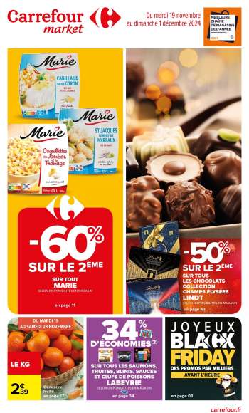 Catalogue Carrefour Market - 19/11/2024 - 01/12/2024.