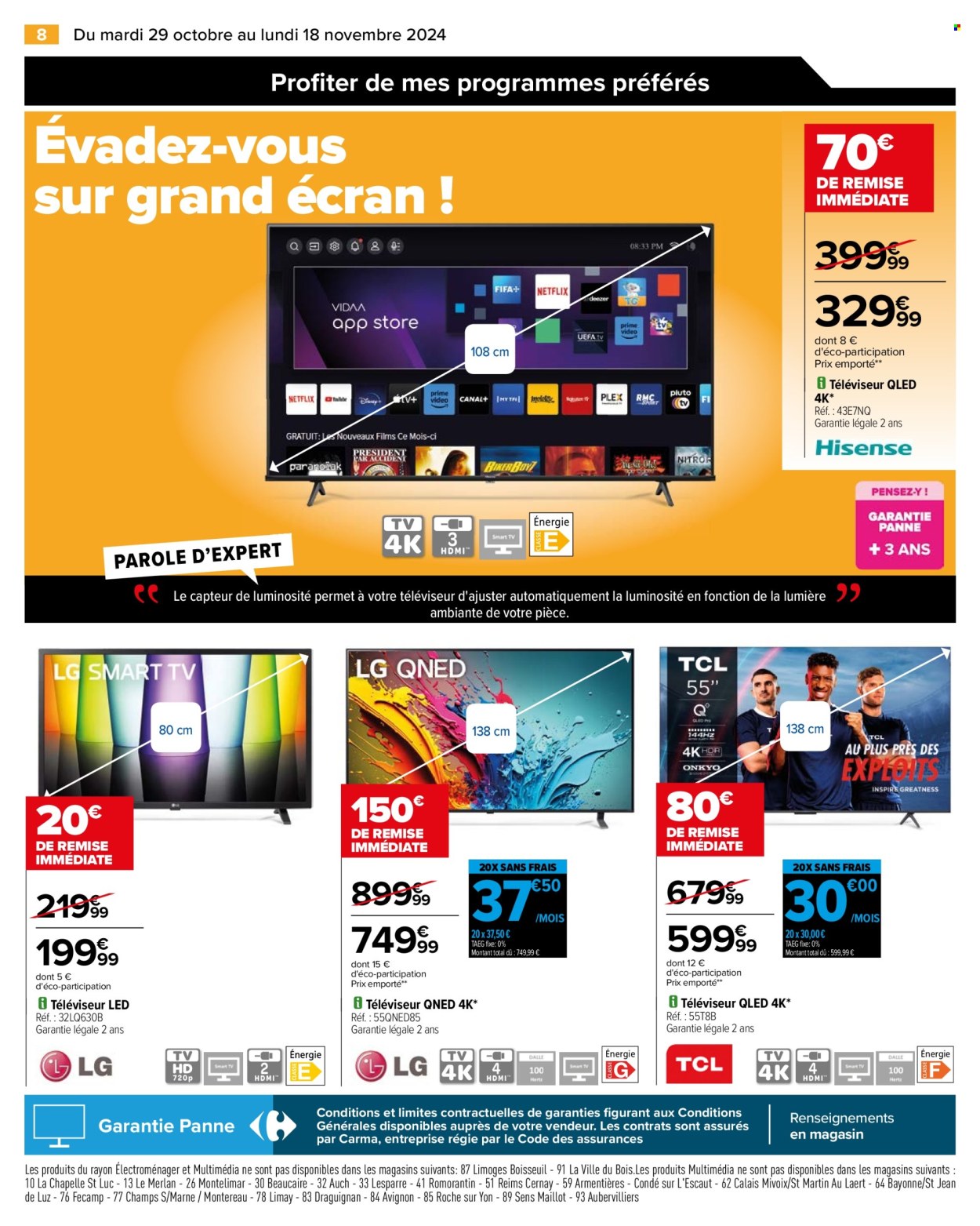 Catalogue Carrefour Hypermarchés - 29/10/2024 - 18/11/2024. Page 10