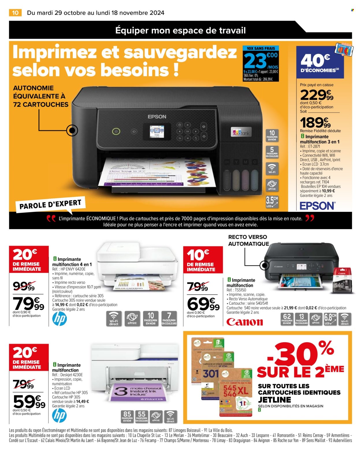 Catalogue Carrefour Hypermarchés - 29/10/2024 - 18/11/2024. Page 12