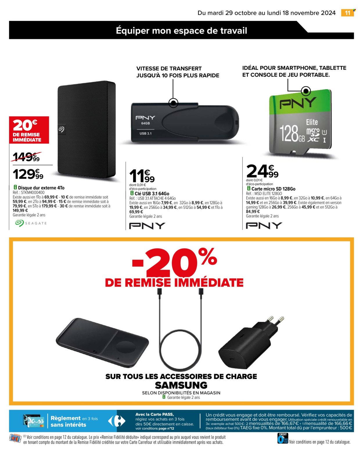 Catalogue Carrefour Hypermarchés - 29/10/2024 - 18/11/2024. Page 13