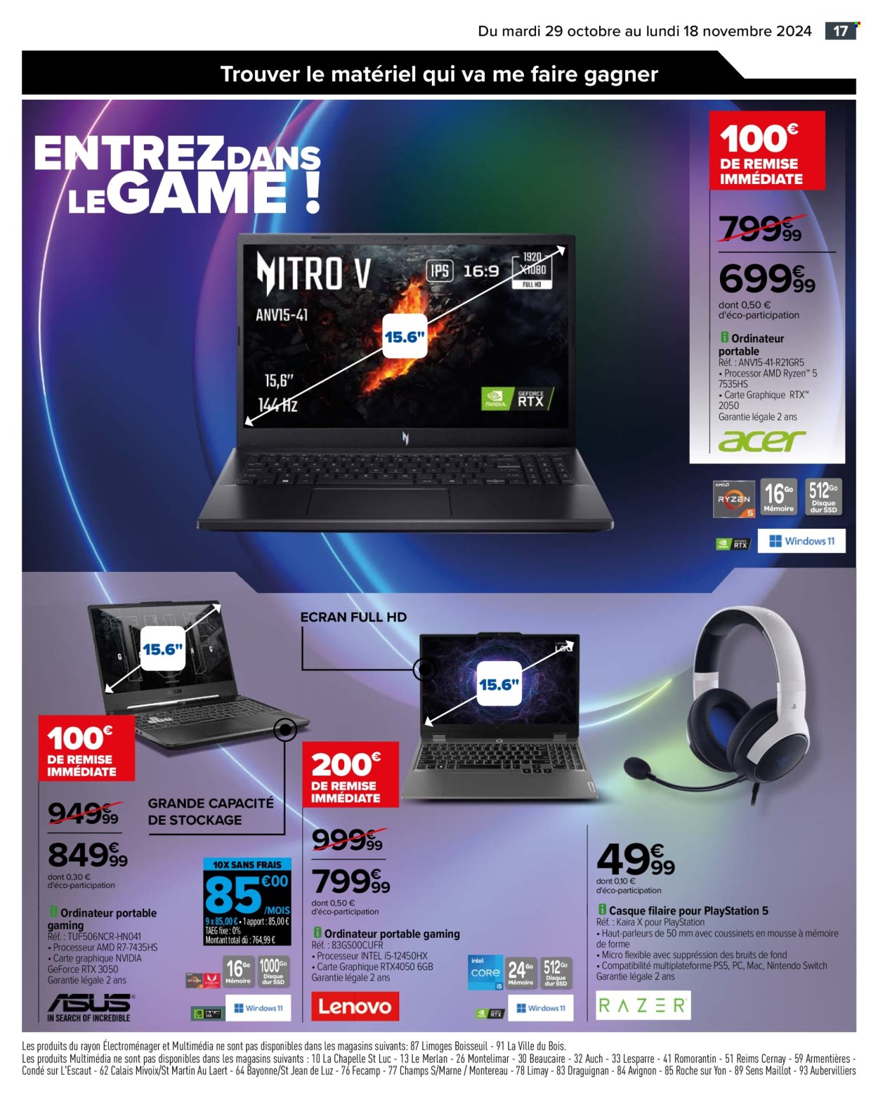 Catalogue Carrefour Hypermarchés - 29/10/2024 - 18/11/2024. Page 19