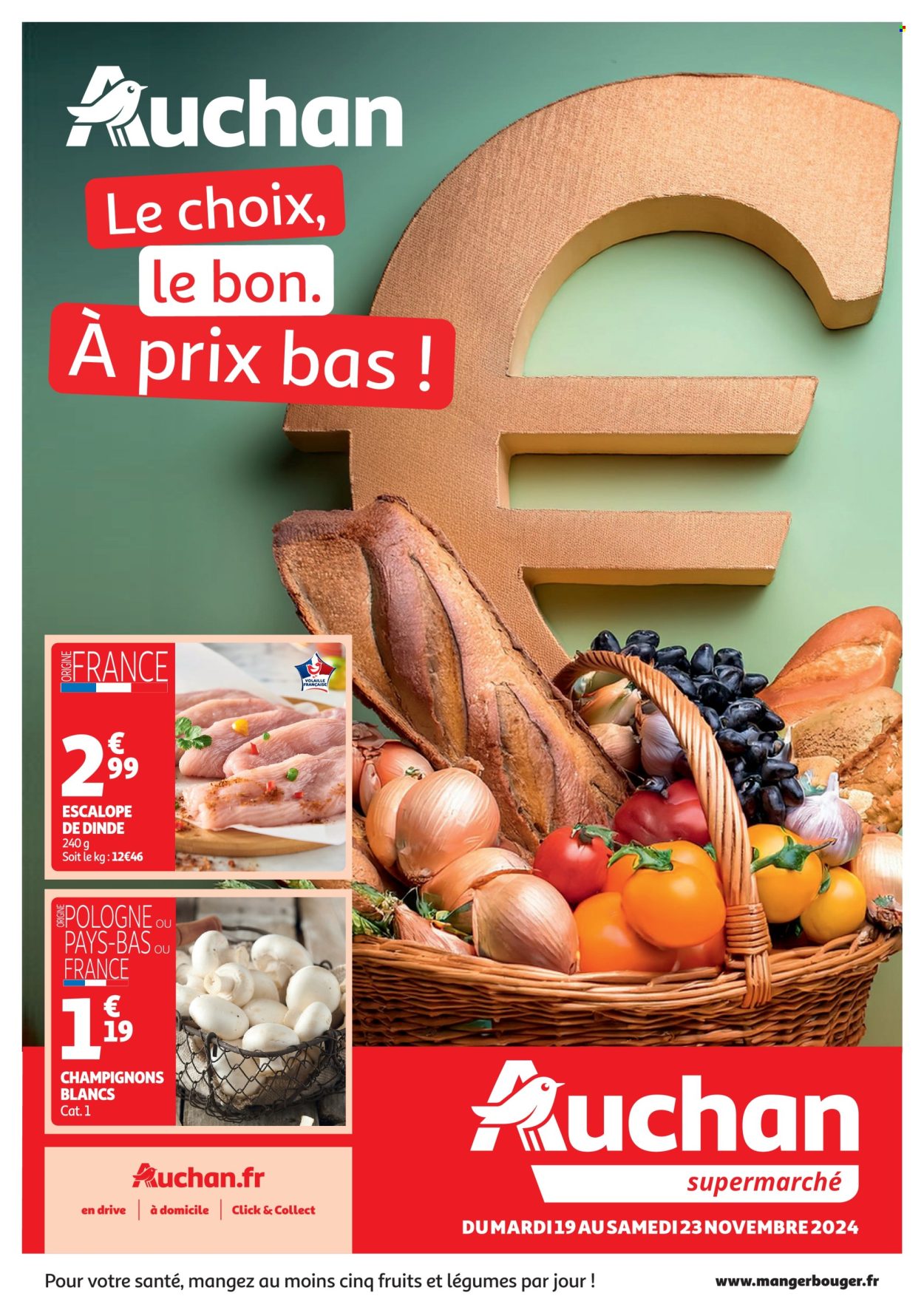 Catalogue Auchan - 19/11/2024 - 23/11/2024. Page 1