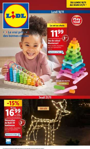 Catalogue Lidl - 18/11/2024 - 21/11/2024.