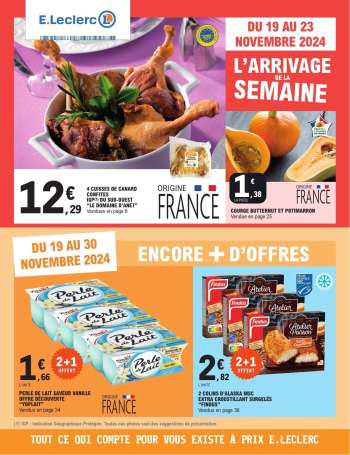 Catalogue E.Leclerc - 19/11/2024 - 30/11/2024.