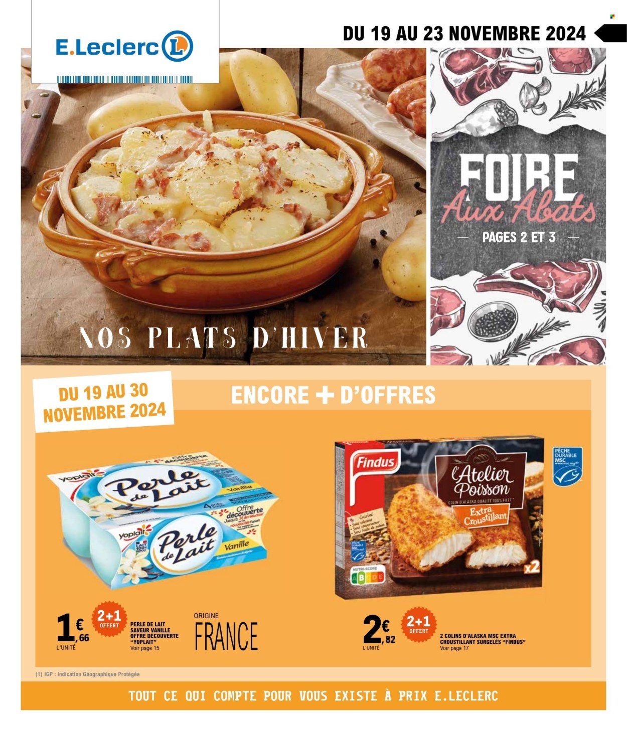 Catalogue E.Leclerc - 19/11/2024 - 23/11/2024. Page 1