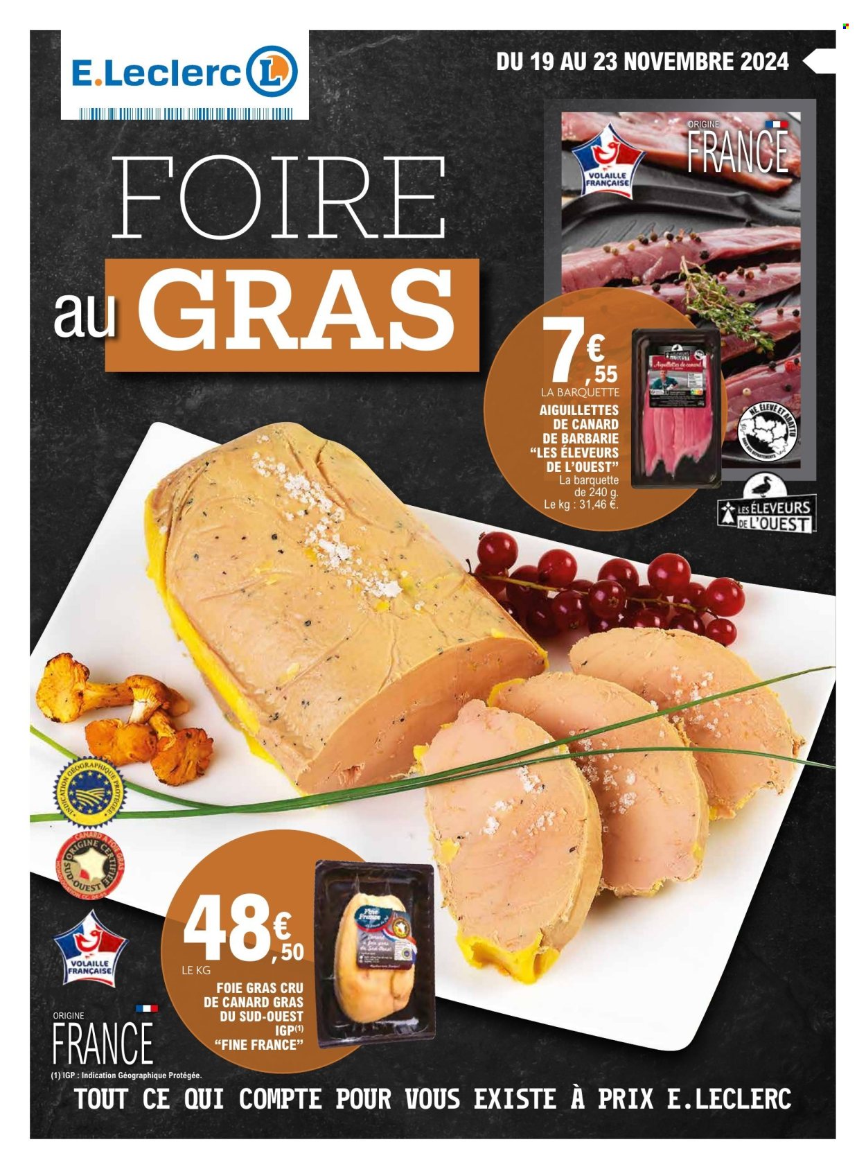Catalogue E.Leclerc - 19/11/2024 - 23/11/2024. Page 1