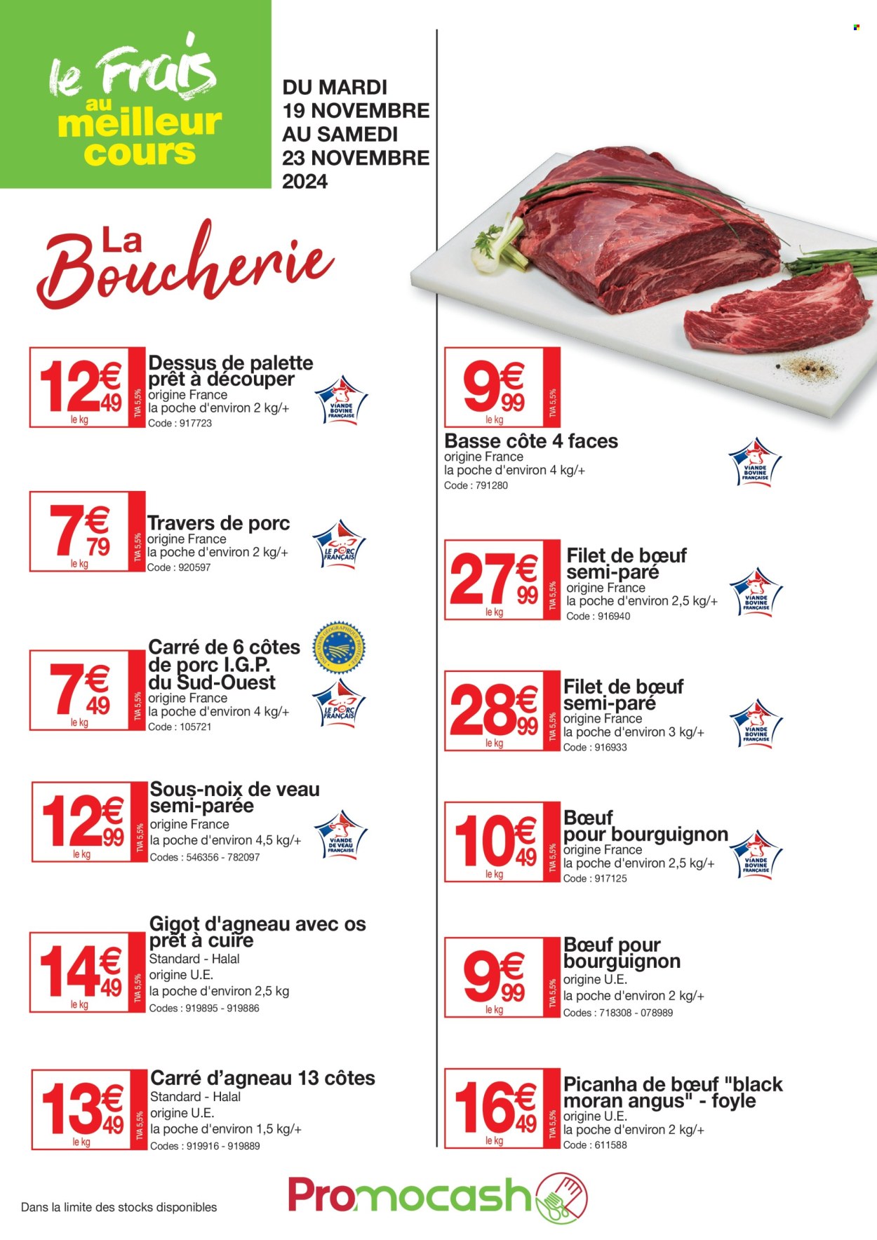 Catalogue Promocash - 19/11/2024 - 23/11/2024. Page 1