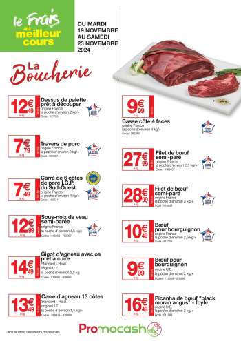 Catalogue Promocash - 19/11/2024 - 23/11/2024.