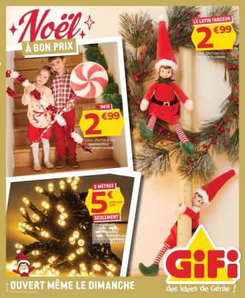 Catalogue GiFi - 19/11/2024 - 27/11/2024.