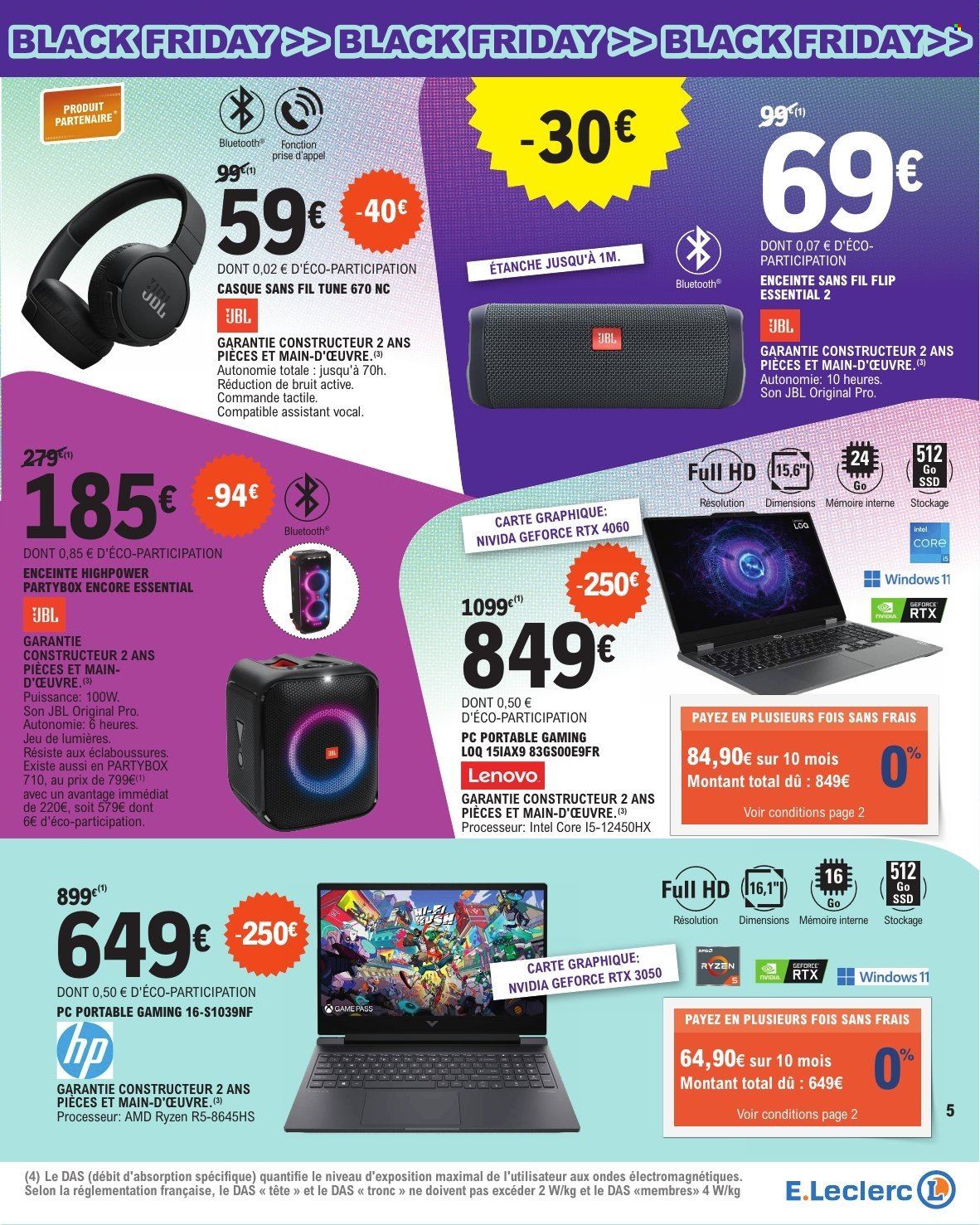 Catalogue E.Leclerc - 22/11/2024 - 01/12/2024. Page 5