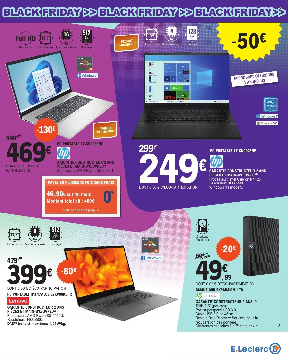 Catalogue E.Leclerc - 22/11/2024 - 01/12/2024. Page 7