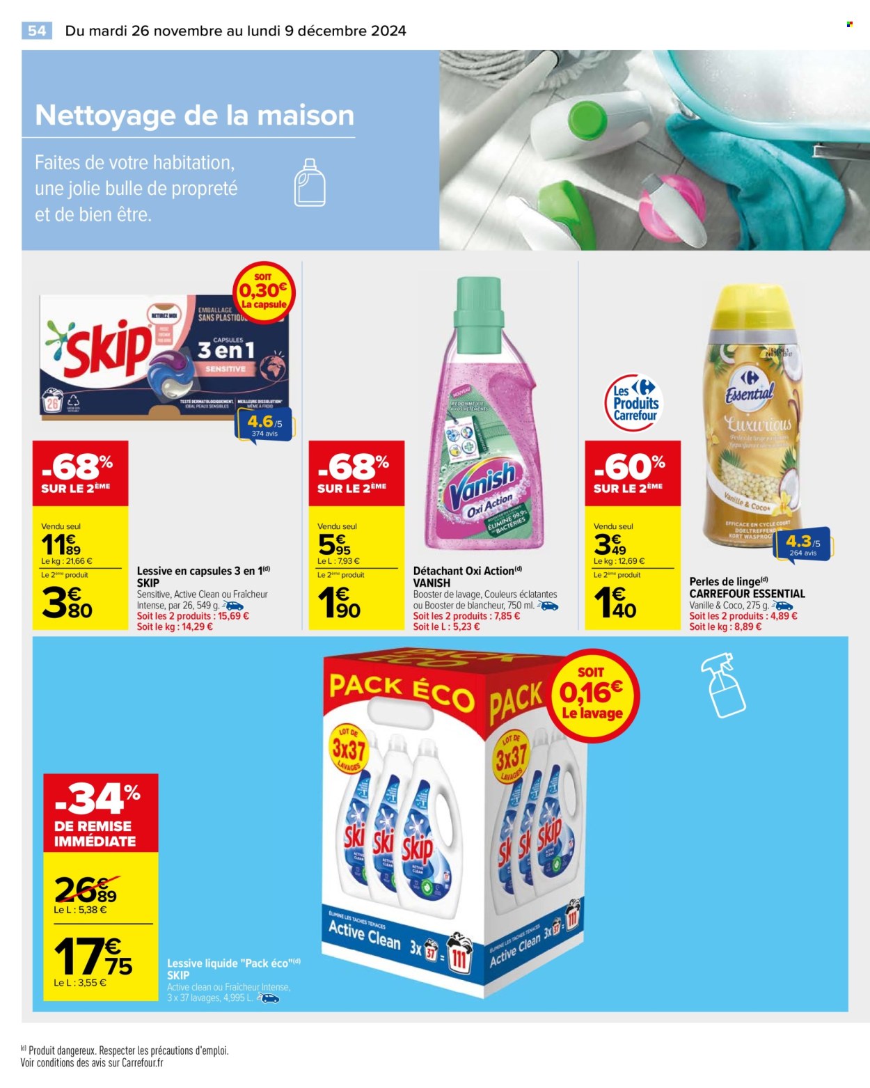 Catalogue Carrefour Hypermarchés - 26/11/2024 - 09/12/2024. Page 58