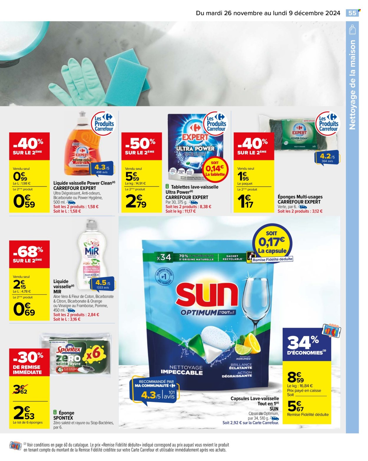 Catalogue Carrefour Hypermarchés - 26/11/2024 - 09/12/2024. Page 59