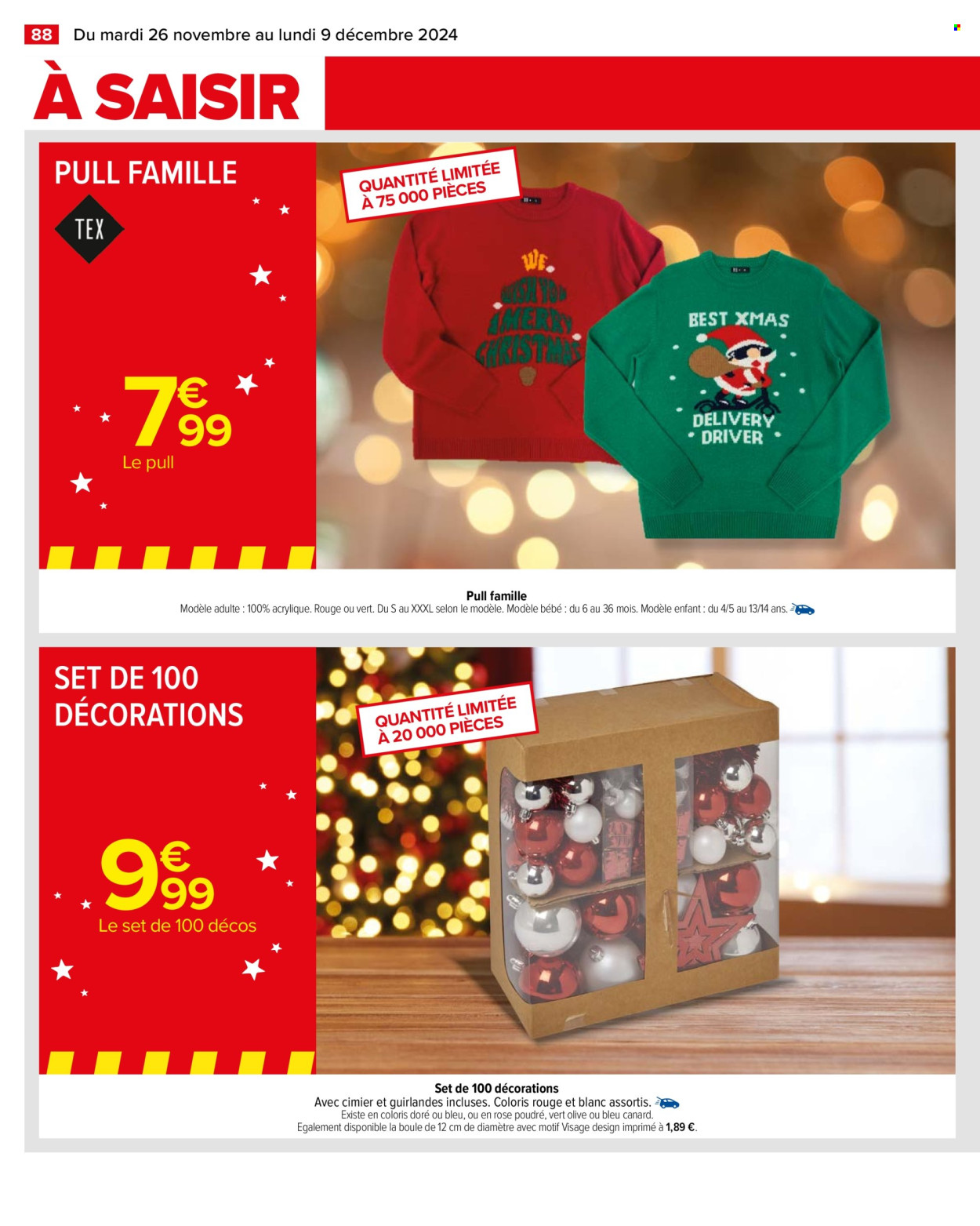 Catalogue Carrefour Hypermarchés - 26/11/2024 - 09/12/2024. Page 92