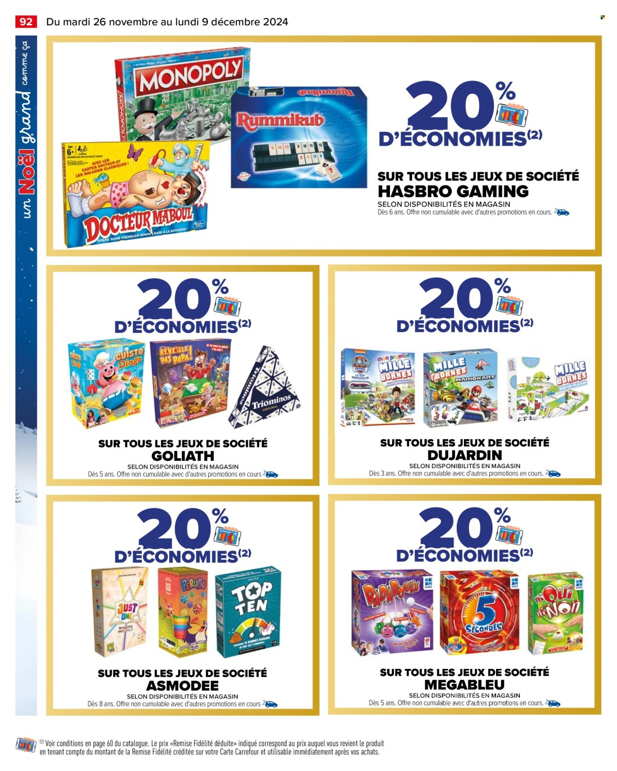 Catalogue Carrefour Hypermarchés - 26/11/2024 - 09/12/2024. Page 96