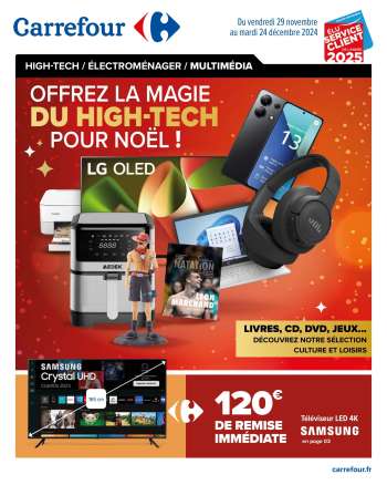 Catalogue Carrefour Hypermarchés - 29/11/2024 - 24/12/2024.