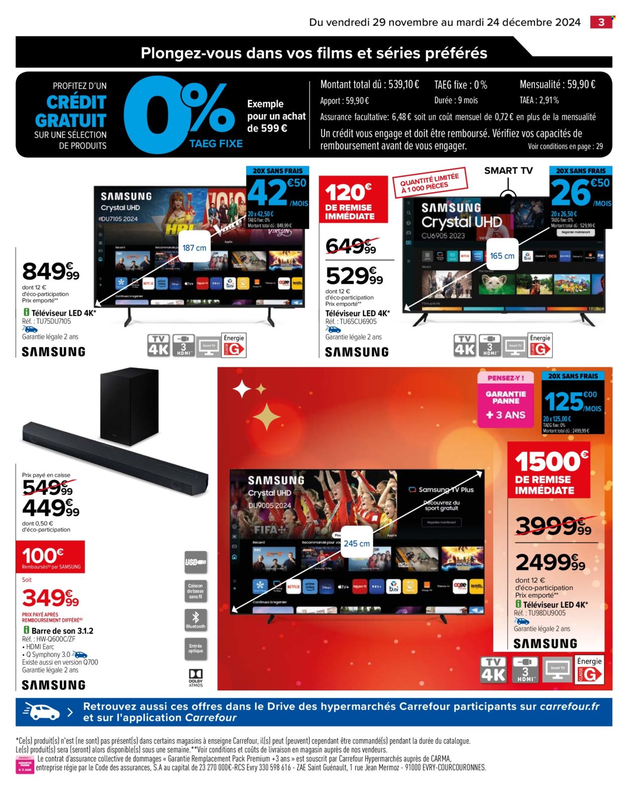 Catalogue Carrefour Hypermarchés - 29/11/2024 - 24/12/2024. Page 5