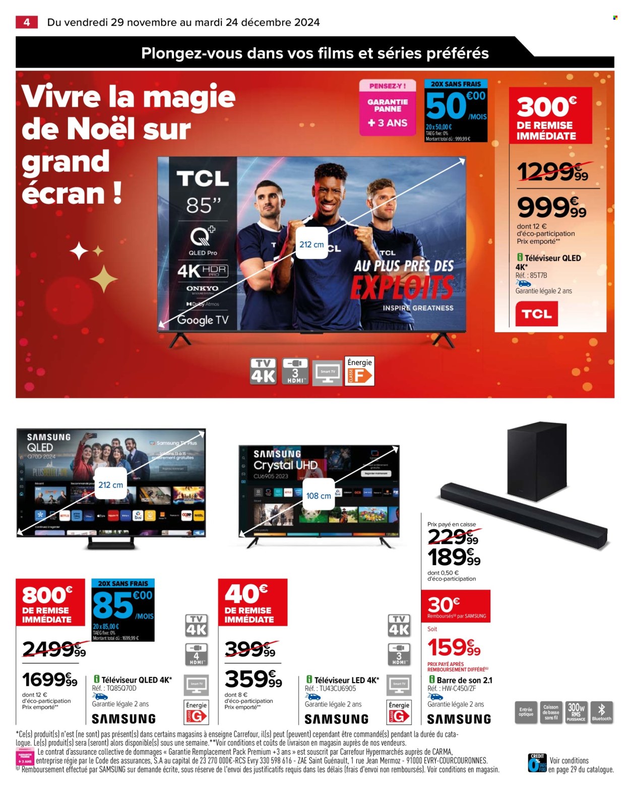 Catalogue Carrefour Hypermarchés - 29/11/2024 - 24/12/2024. Page 6