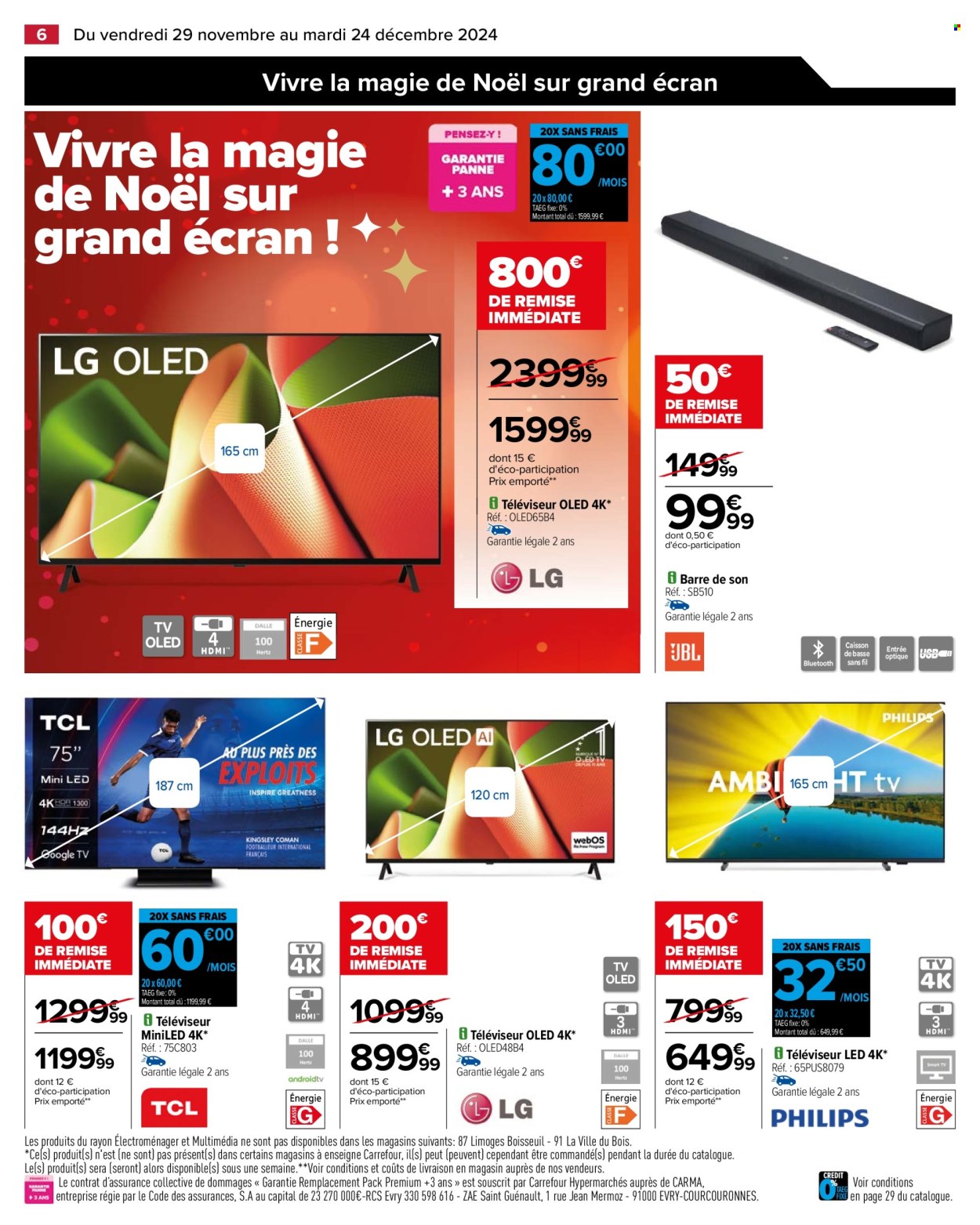 Catalogue Carrefour Hypermarchés - 29/11/2024 - 24/12/2024. Page 8
