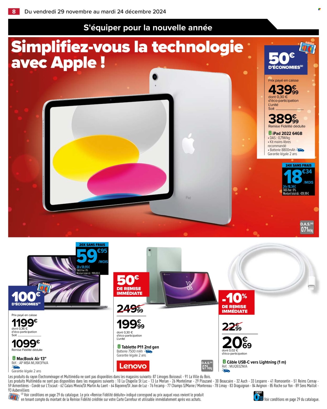 Catalogue Carrefour Hypermarchés - 29/11/2024 - 24/12/2024. Page 10