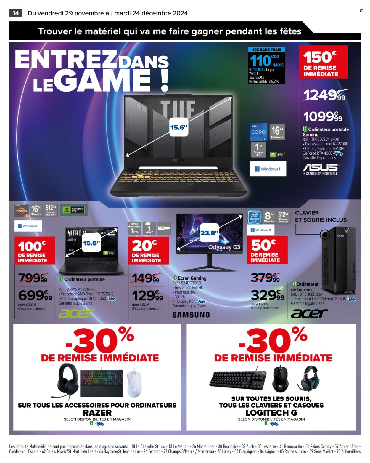 Catalogue Carrefour Hypermarchés - 29/11/2024 - 24/12/2024. Page 16