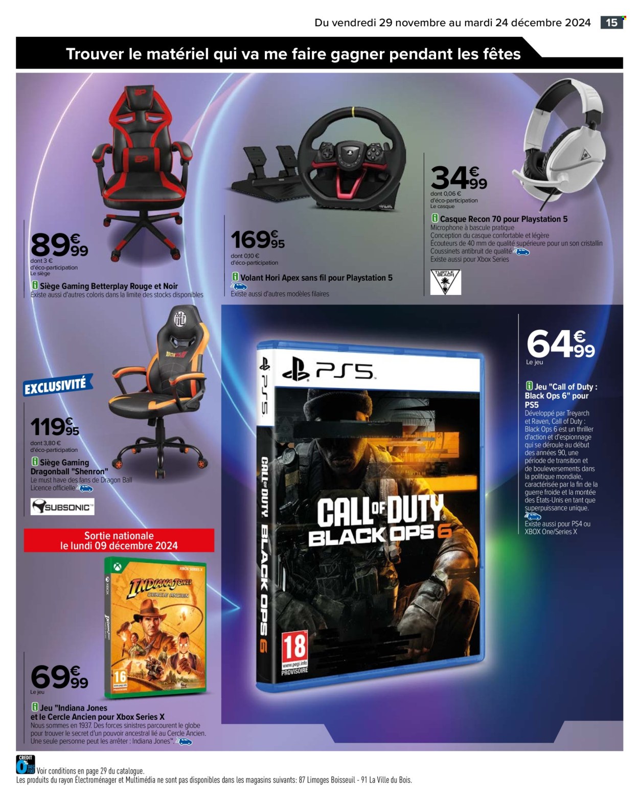 Catalogue Carrefour Hypermarchés - 29/11/2024 - 24/12/2024. Page 17