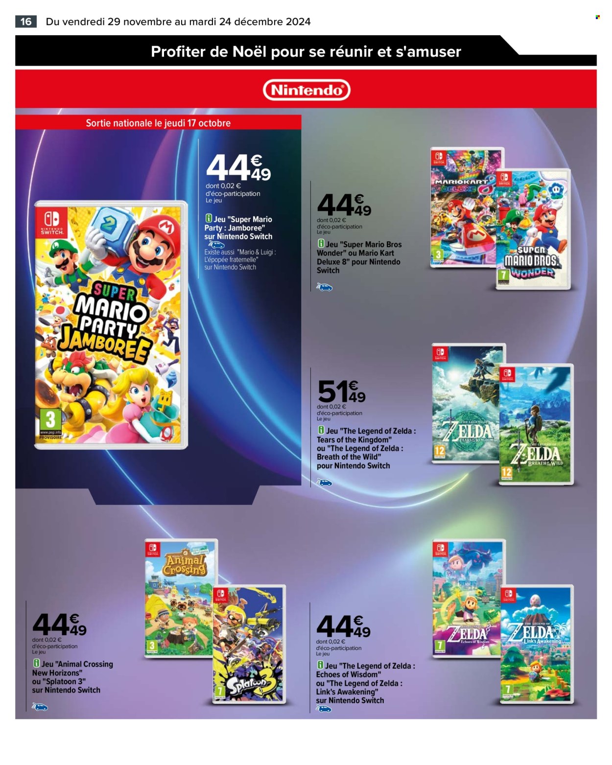Catalogue Carrefour Hypermarchés - 29/11/2024 - 24/12/2024. Page 18