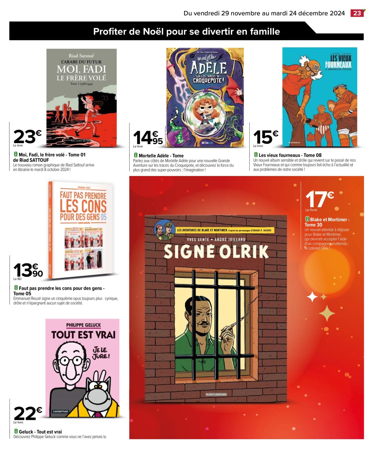 Catalogue Carrefour Hypermarchés - 29/11/2024 - 24/12/2024. Page 25