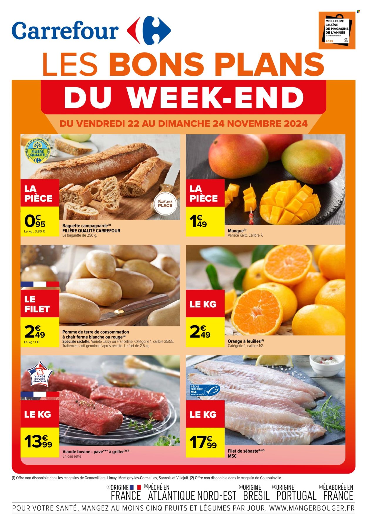 Catalogue Carrefour Hypermarchés - 22/11/2024 - 24/11/2024. Page 1