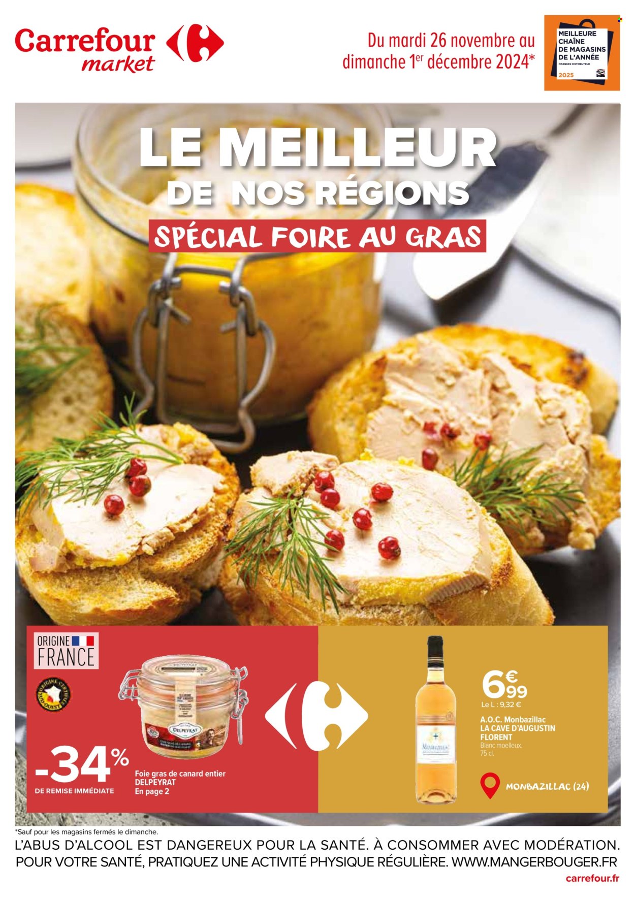 Catalogue Carrefour Market - 26/11/2024 - 01/12/2024. Page 1
