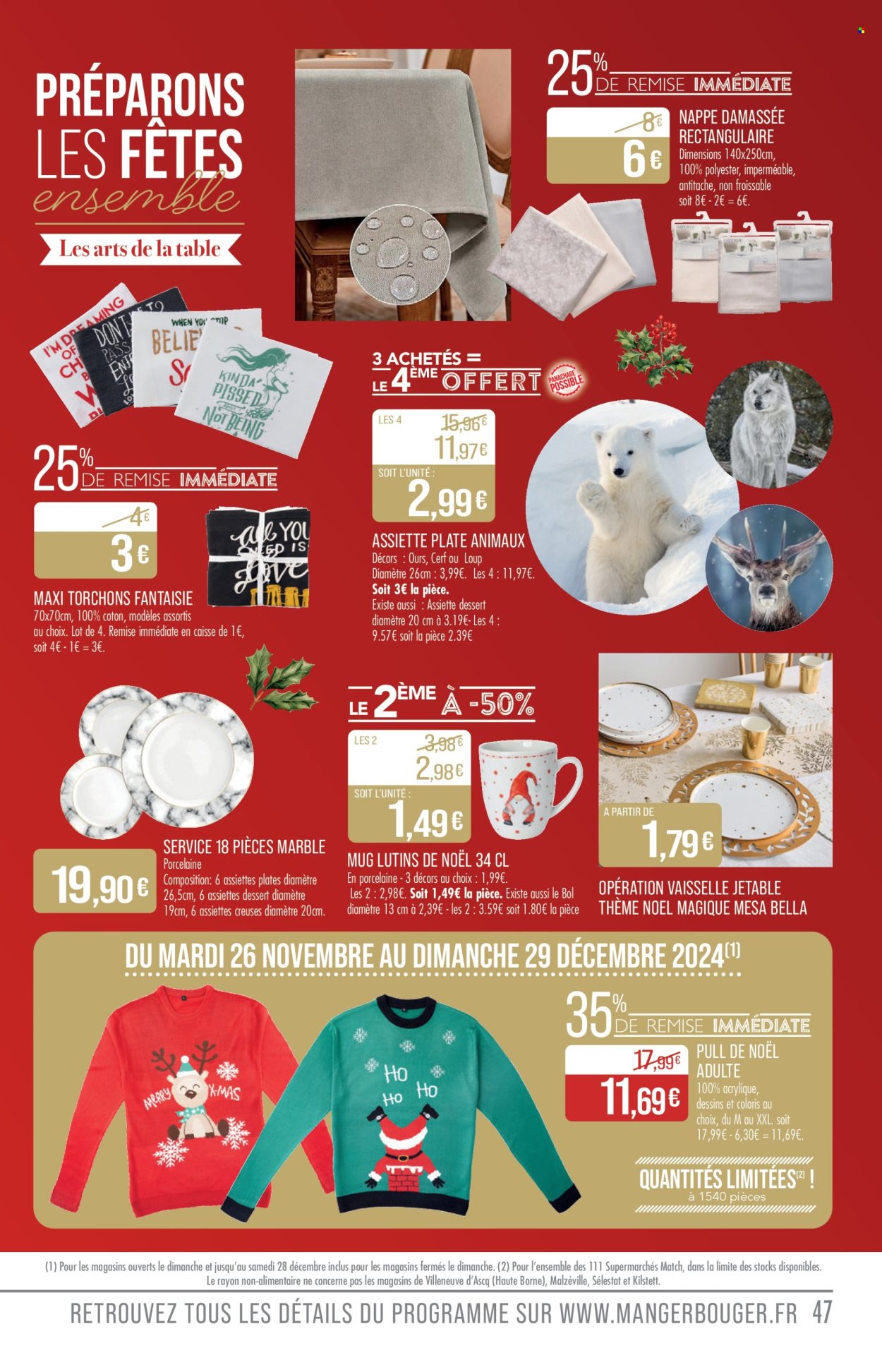 Catalogue Supermarché Match - 26/11/2024 - 08/12/2024. Page 47