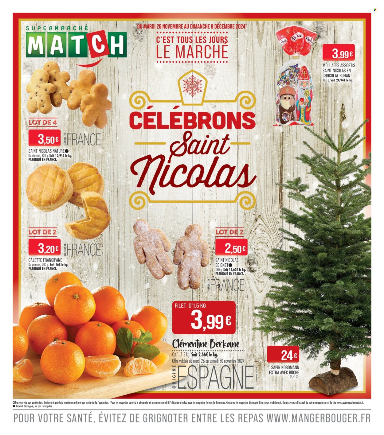 Catalogue Supermarché Match - 26/11/2024 - 08/12/2024. Page 1