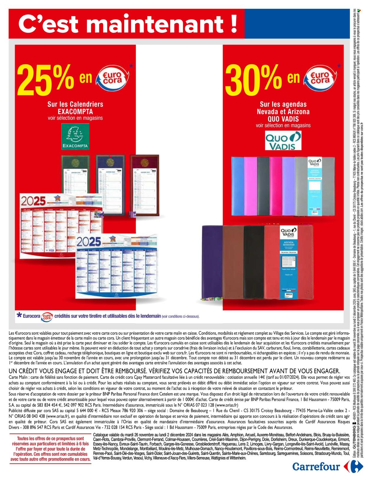 Catalogue Carrefour Hypermarchés - 26/11/2024 - 02/12/2024. Page 44