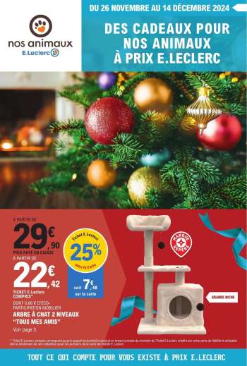 Catalogue E.Leclerc - 26/11/2024 - 14/12/2024.