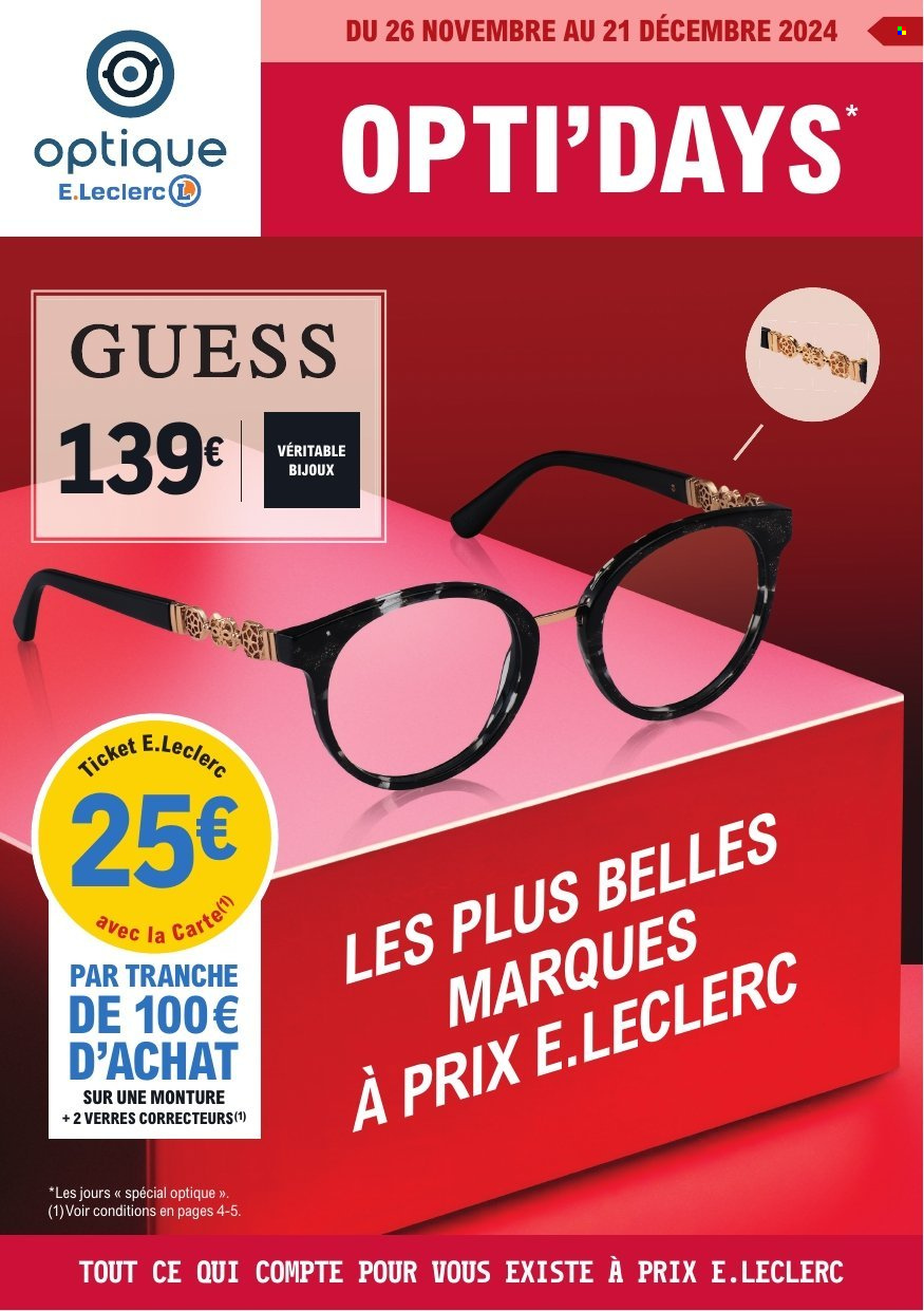 Catalogue E.Leclerc - 26/11/2024 - 21/12/2024. Page 1