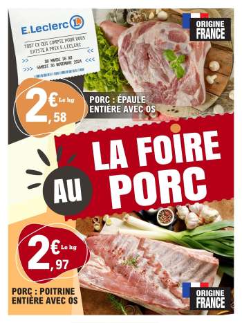Catalogue E.Leclerc - 26/11/2024 - 30/11/2024.