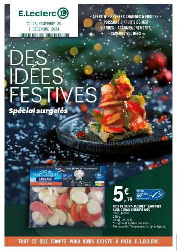 Catalogue E.Leclerc - 26/11/2024 - 07/12/2024.