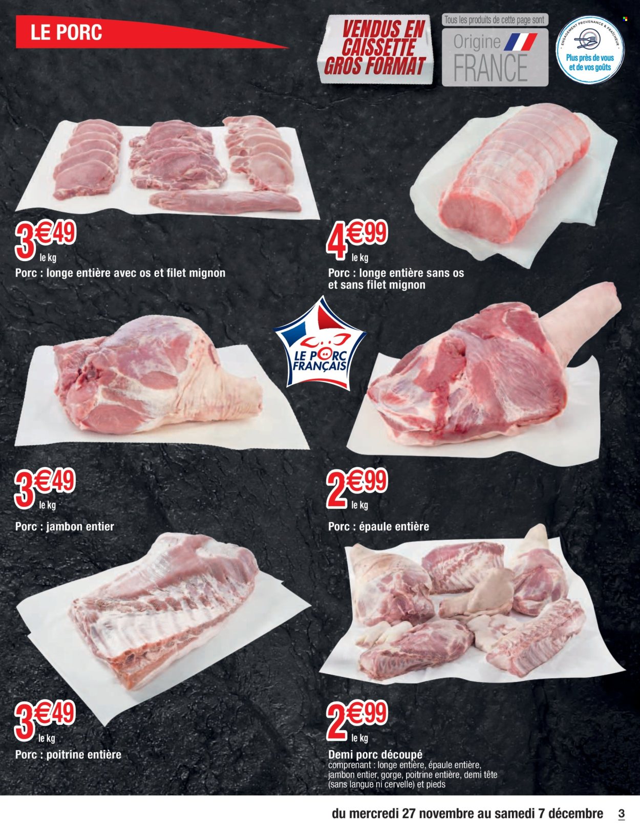 Catalogue Carrefour Hypermarchés - 27/11/2024 - 07/12/2024. Page 3