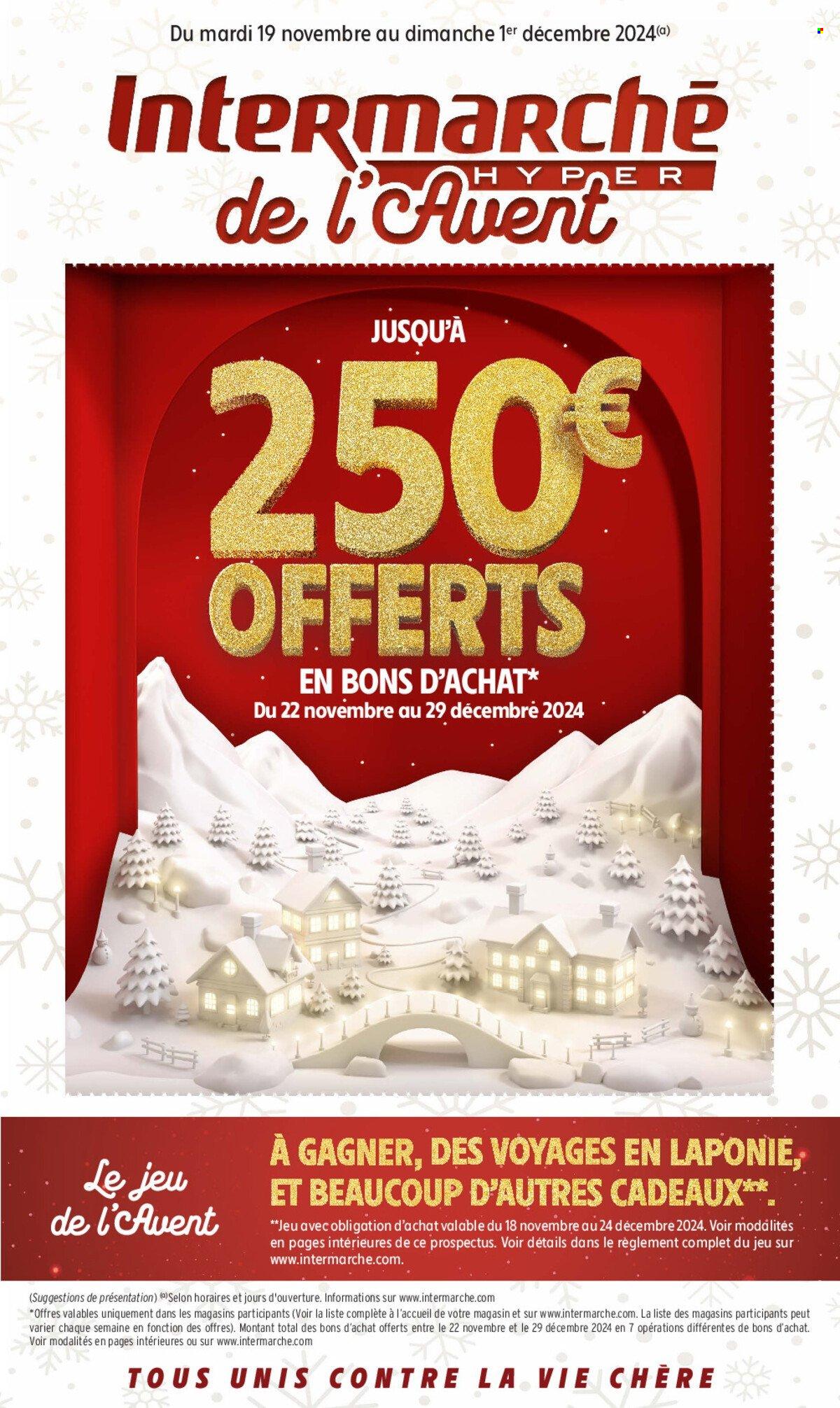 Catalogue Intermarché Hyper - 19/11/2024 - 01/12/2024. Page 1