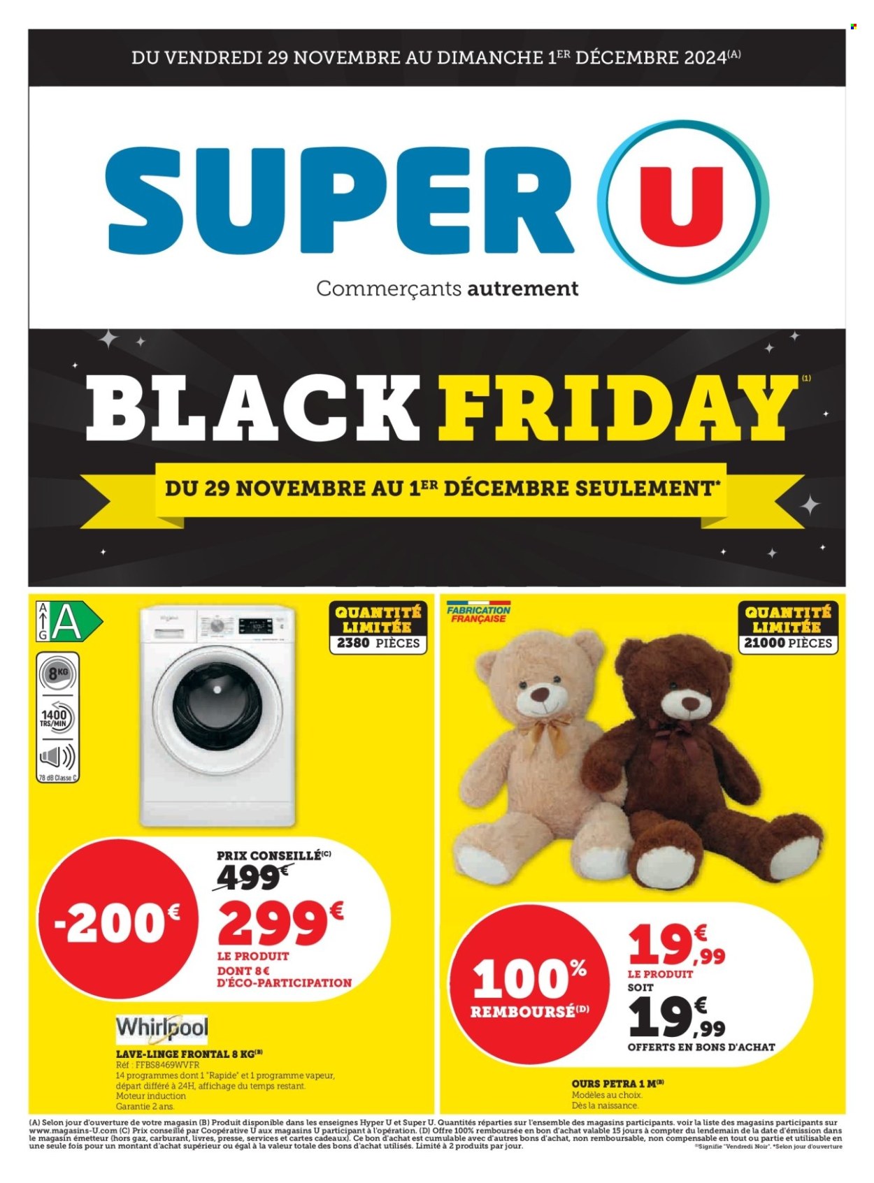 Catalogue SUPER U - 29/11/2024 - 01/12/2024. Page 1