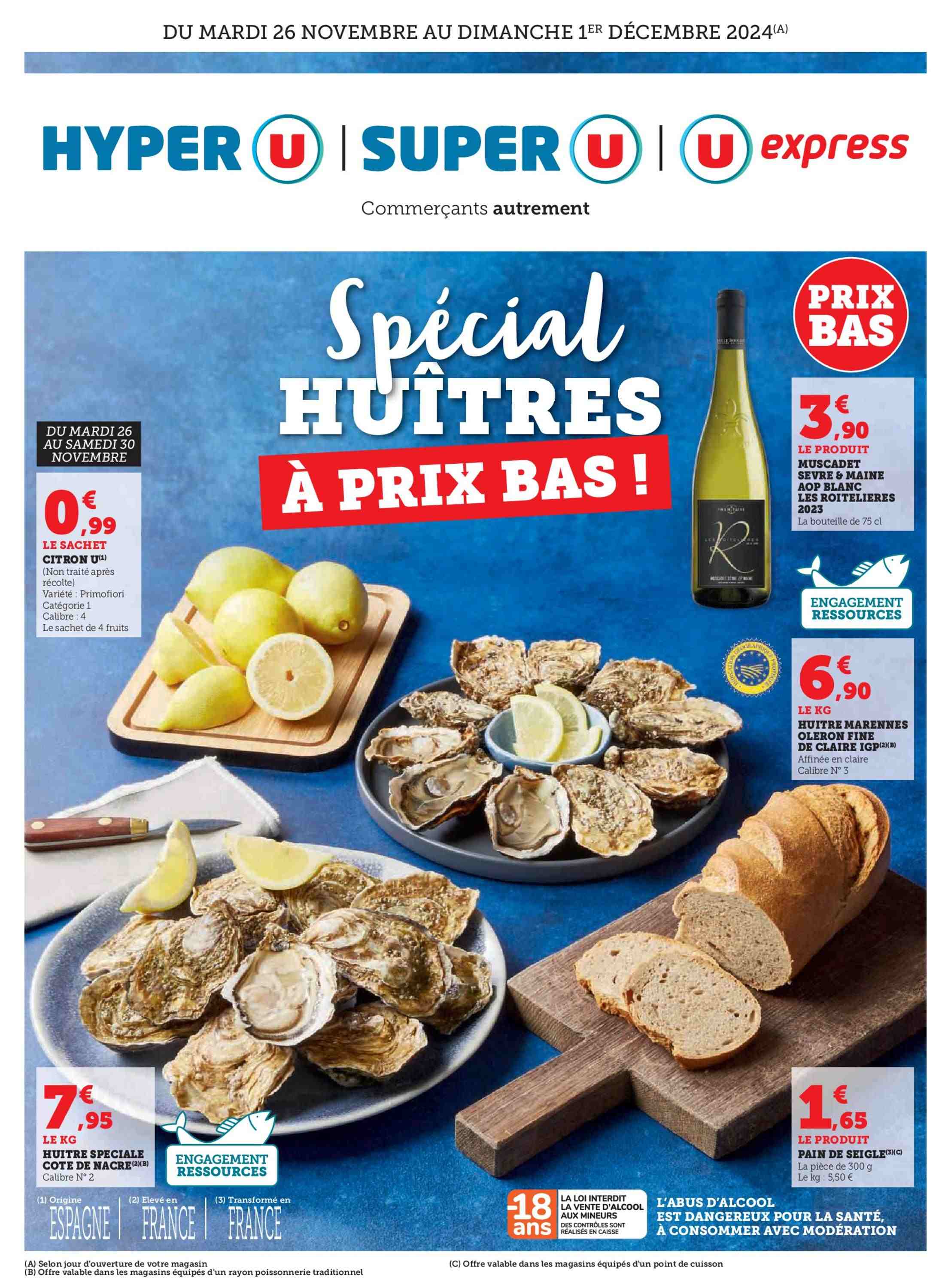 Catalogue Magasins U - 26/11/2024 - 01/12/2024. Page 1