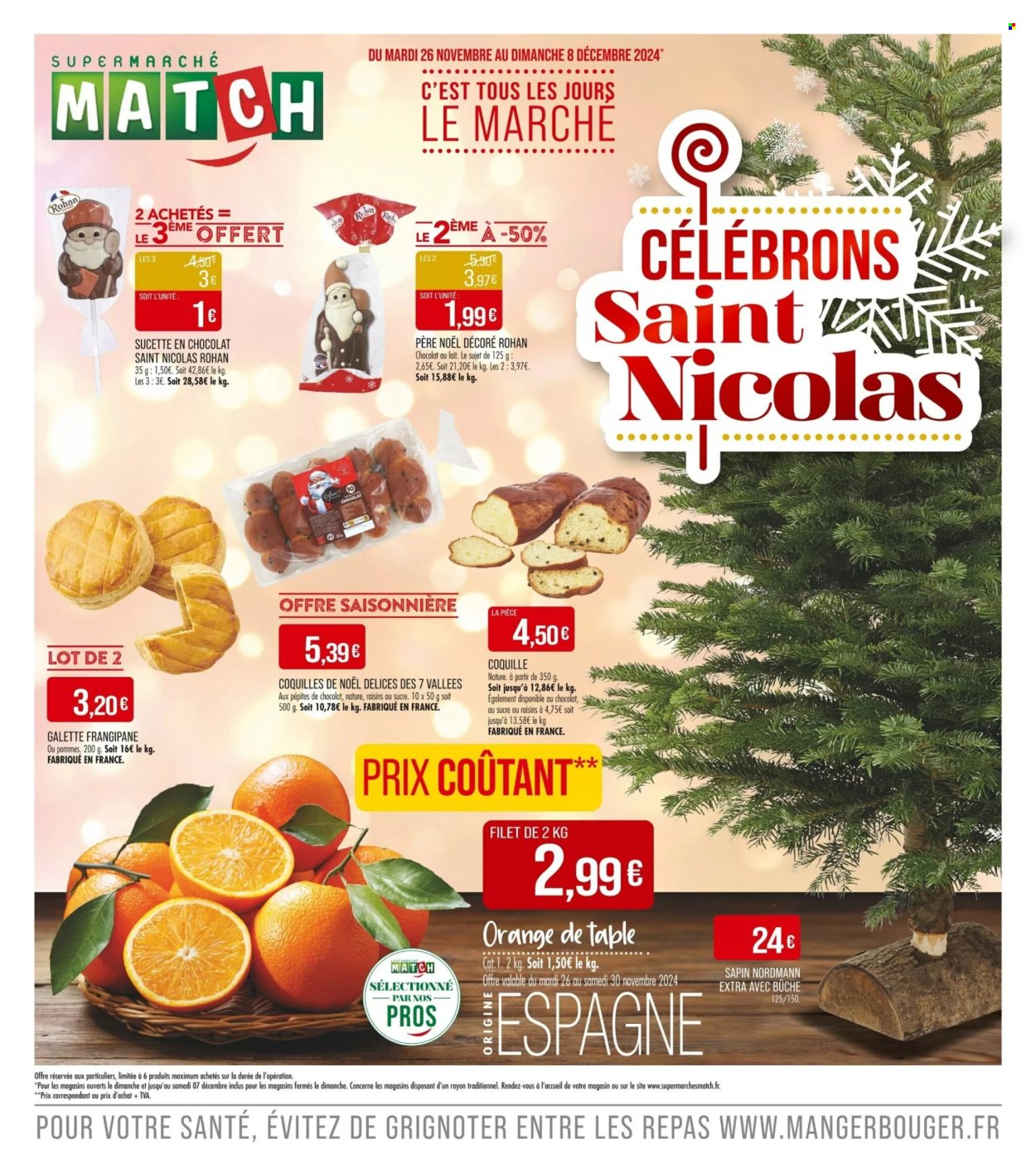 Catalogue Supermarché Match - 26/11/2024 - 08/12/2024. Page 1
