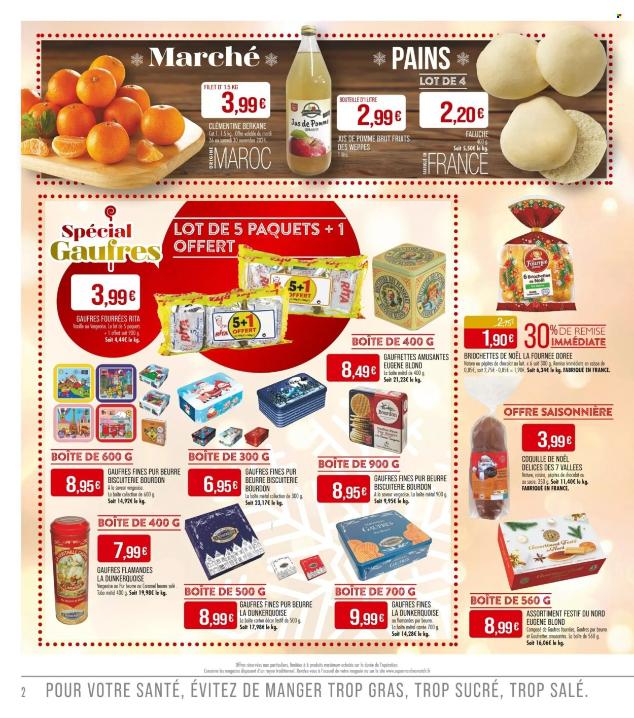 Catalogue Supermarché Match - 26/11/2024 - 08/12/2024. Page 2