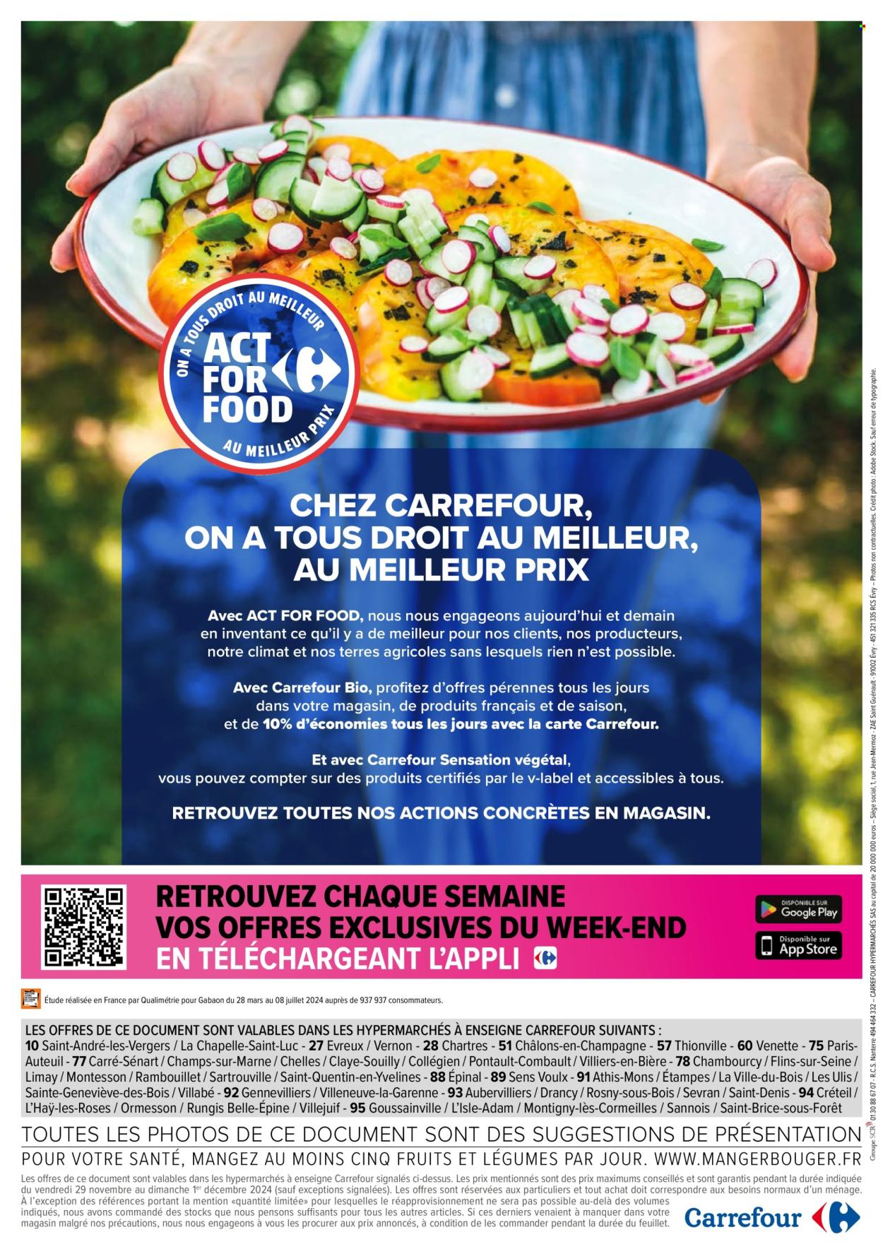 Catalogue Carrefour Hypermarchés - 29/11/2024 - 01/12/2024. Page 2